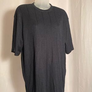 Short sleeve blouse medium black